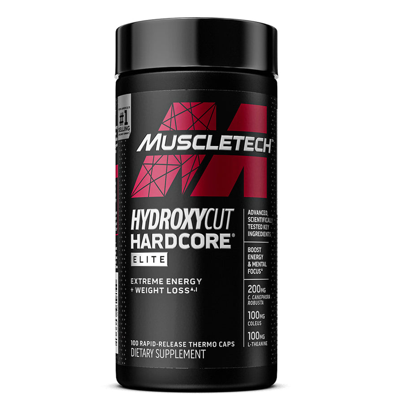 04 MUSCLE TECH HYDROXYCUT HARCORE ELITE 100 CAPS