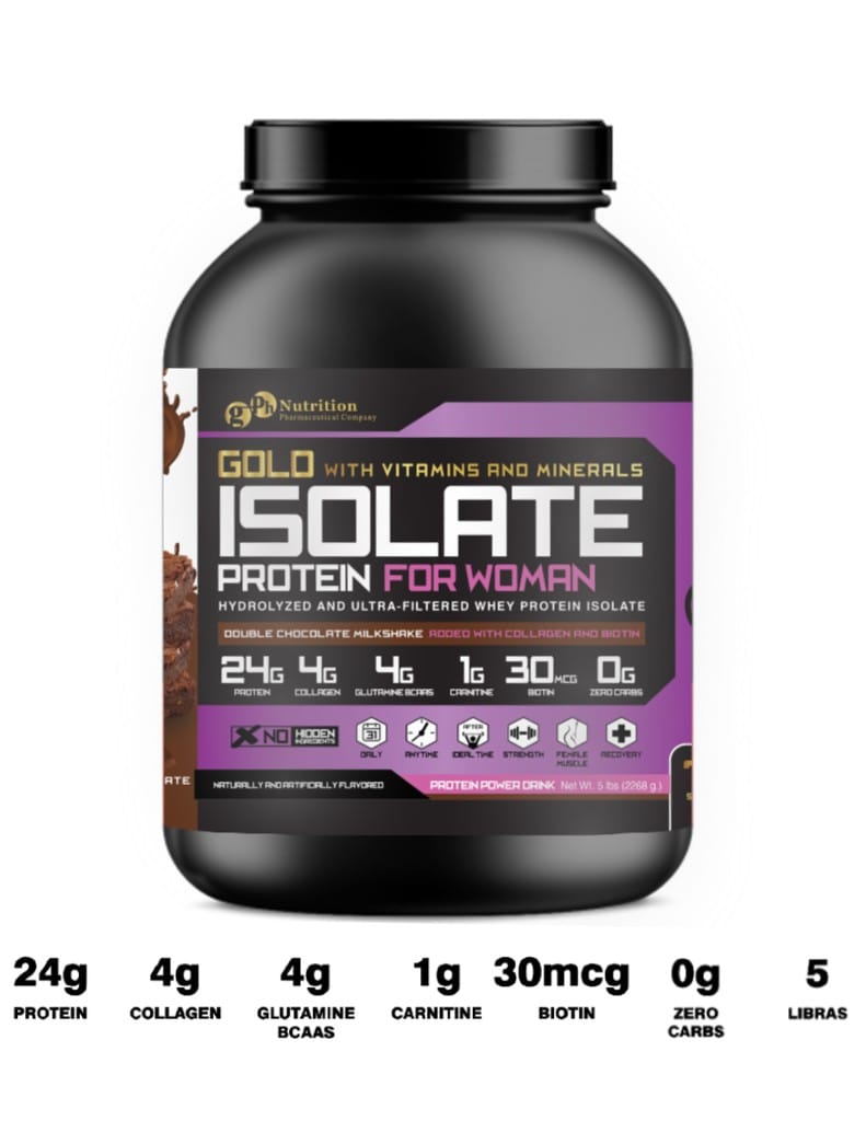 Isolate Protein Mujer 5 Lbs - Proteina para mujer - Gph Nutrition Isolate Protein Mujer 5 Lbs - Proteina para mujer - Gph Nutrition